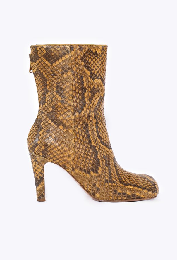 Bottega Veneta Python Leather Ankle Boots, 2020 - 1