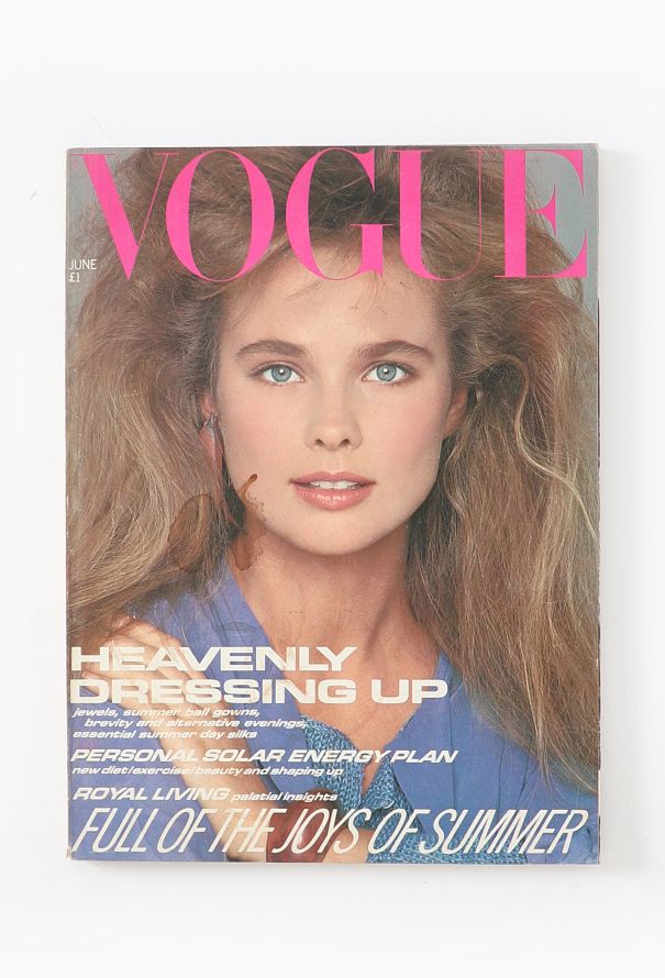 VOGUE UK 1981 Bruce Weber Cover Set - 6 VOGUE UK 1981 Bruce Weber Cover Set - 6