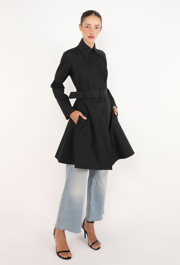 Alaïa Belted Skater Trench Coat - 3