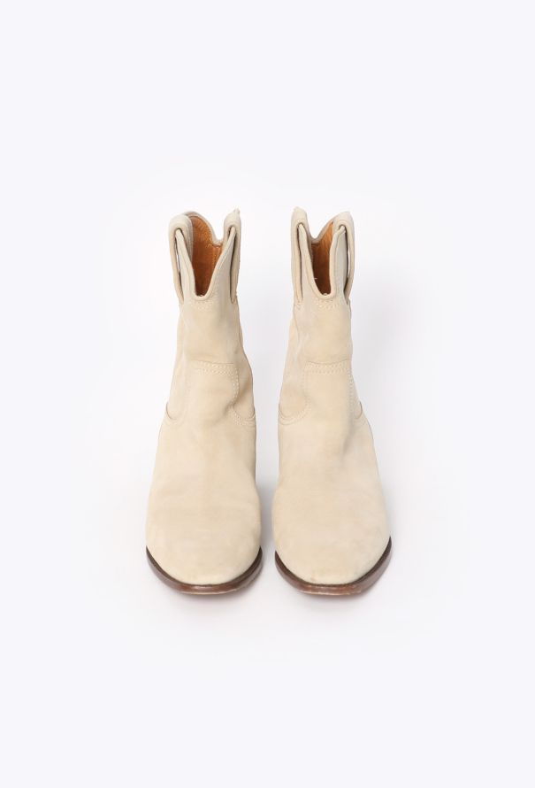 Gucci Suede Cowboy Boots - 3