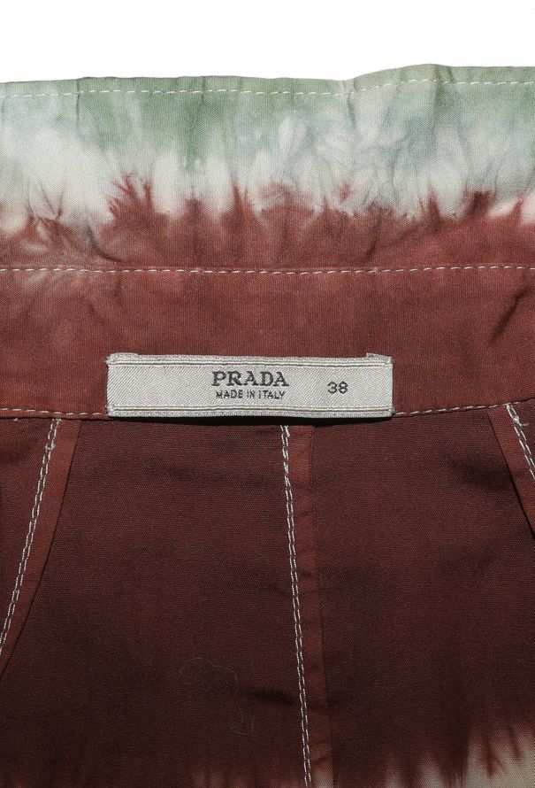 Prada Campaign S/S 2004 Tie-Dye Shirt Dress - 6