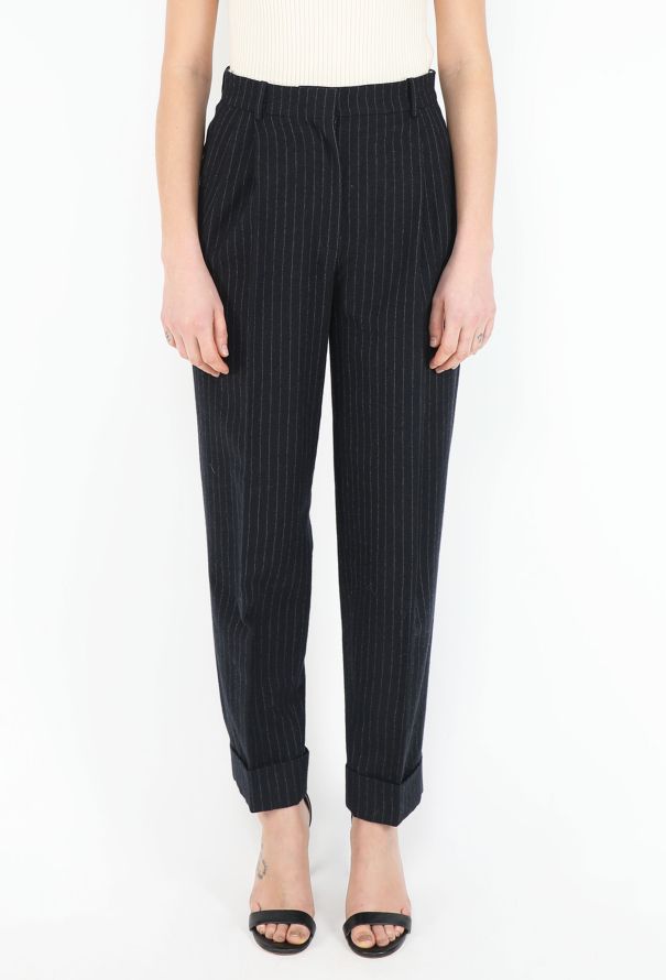Céline Iconic 2012 Pinstripe Pleated Trousers - 3