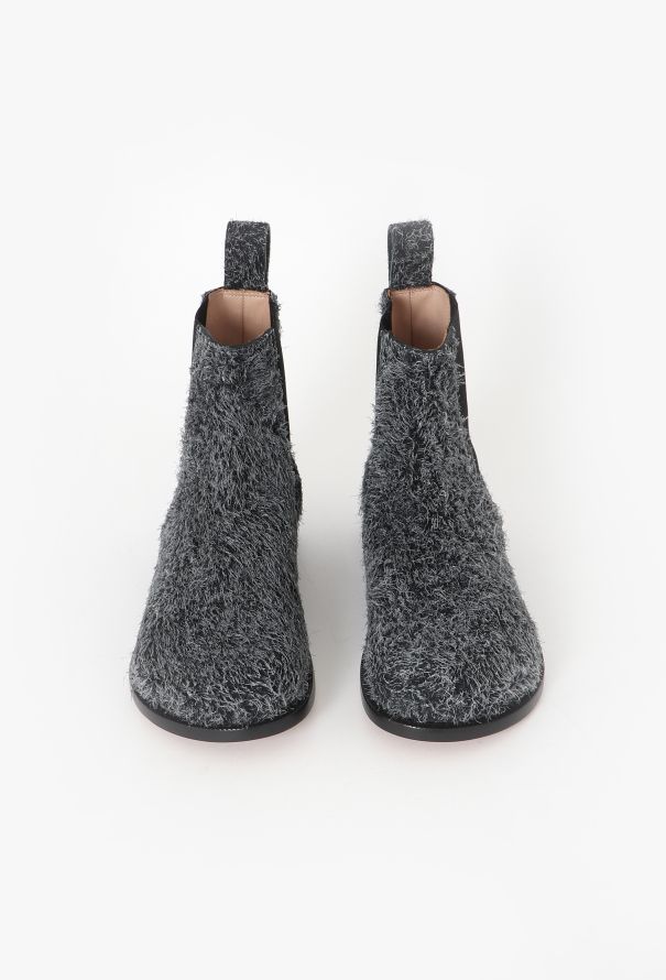 Loewe F/W 2023 Fuzzy Chelsea Boots - 4 Loewe F/W 2023 Fuzzy Chelsea Boots - 4