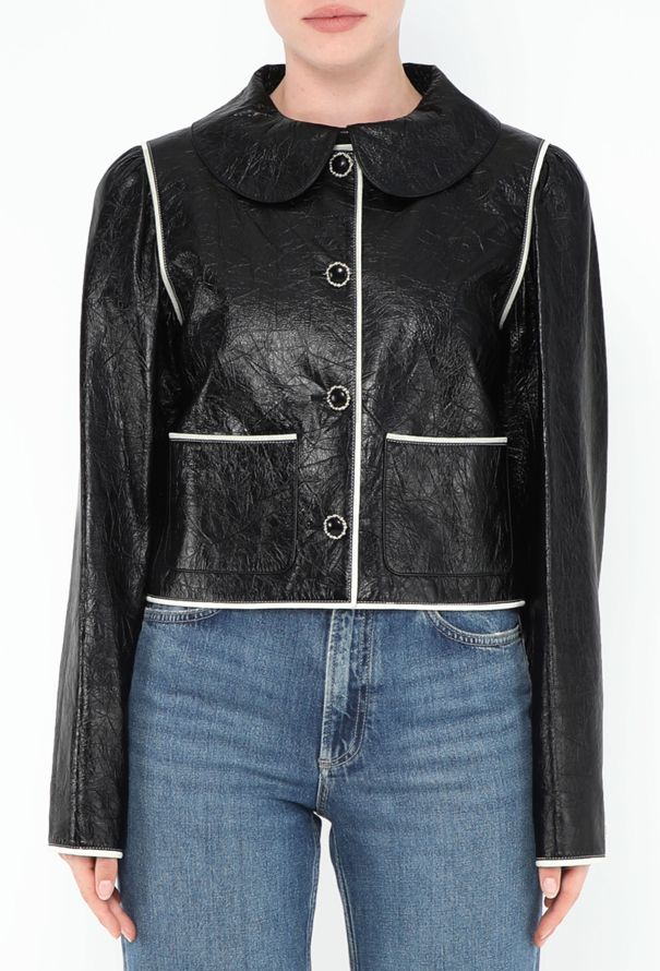 Chanel TIMELESS Pre-Fall 2021 Cabochon Leather Jacket - 1