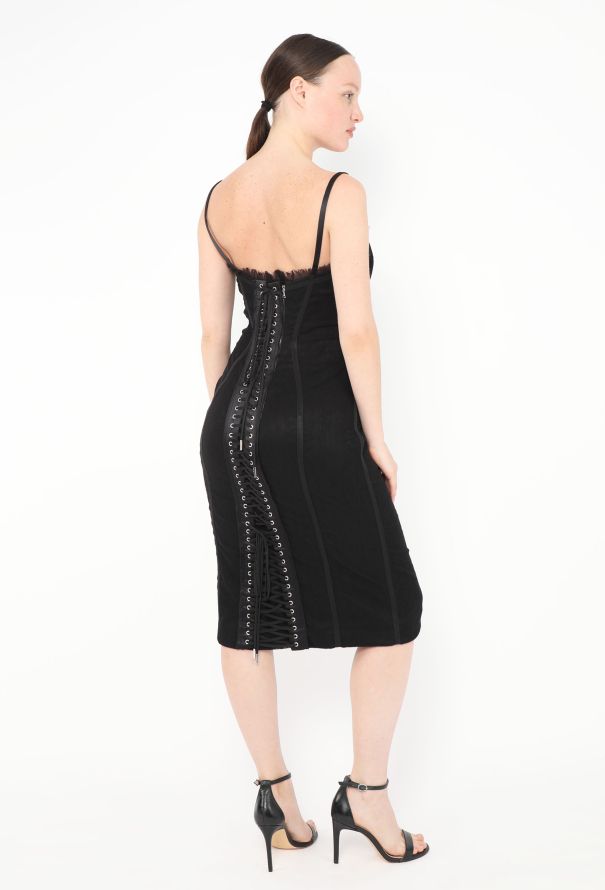 Dolce & Gabbana Late '90s Lace-up Bustier Dress - 1