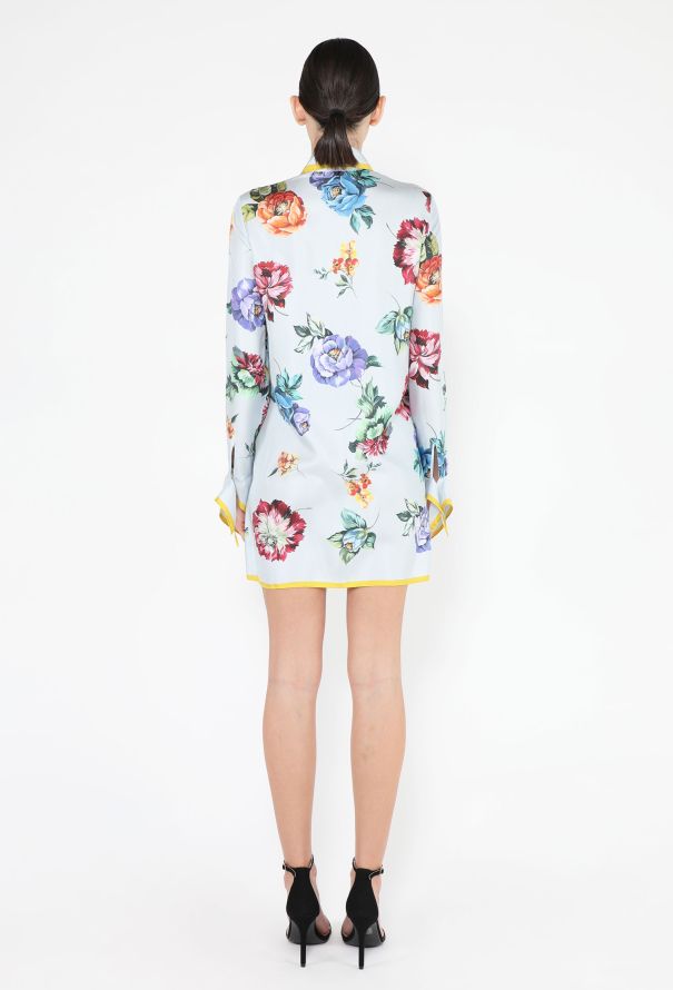 Prada Floral Silk Twill Mini Dress, 2024 - 4