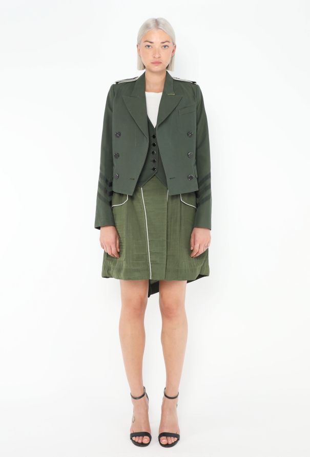 Sacai S/S 2015 Deconstructed Military Skirt - 3