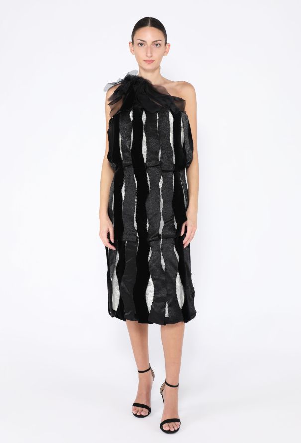 Rodarte F/W 2007 Ribbon Pleated Dress - 1