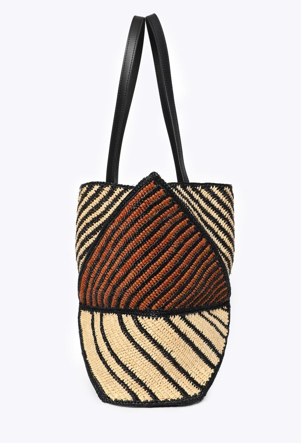 Loewe x Paula's Ibiza Puzzle Fold Raffia Tote, 2024 - 7