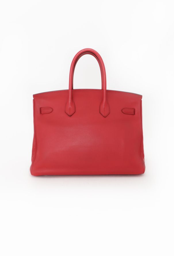 Hermès Red Swift Birkin 35 - 6 Hermès Red Swift Birkin 35 - 6