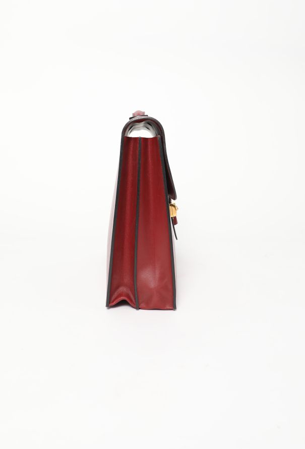 Hermès '90s Rouge H Box Sac à Dépêches - 4 Hermès '90s Rouge H Box Sac à Dépêches - 4