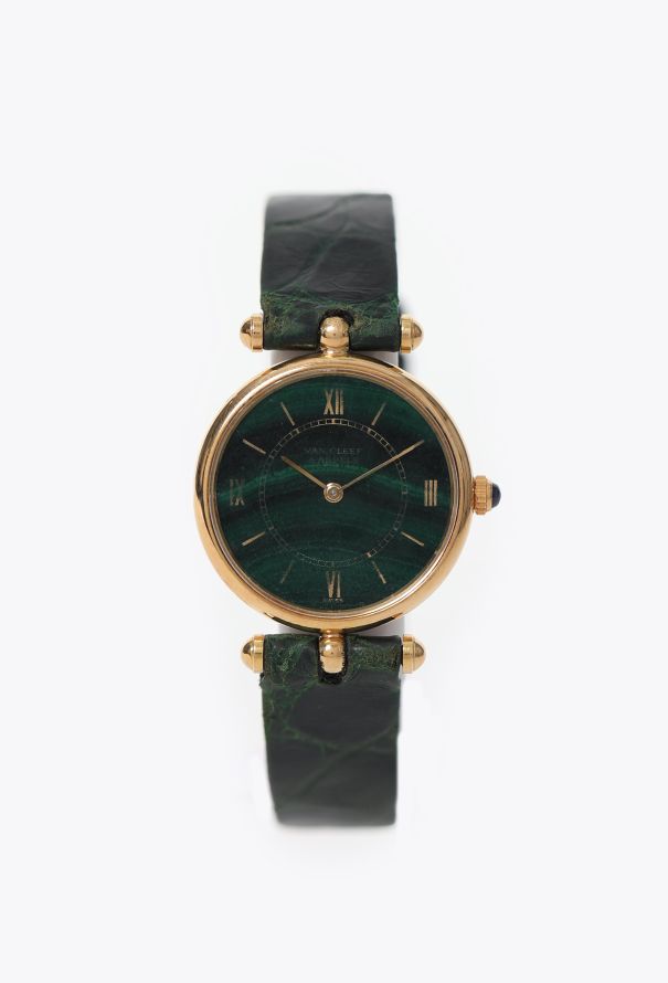 Van Cleef & Arpels x Piaget RARE 1970s Malachite Dress Watch - 1