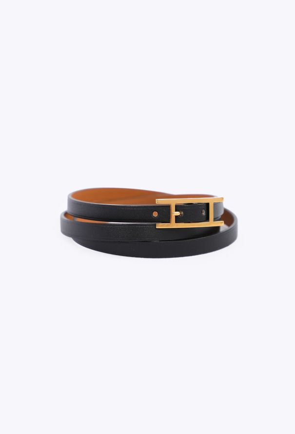 Hermès Mini Hapi 3 Leather Wrap Bracelet - 2