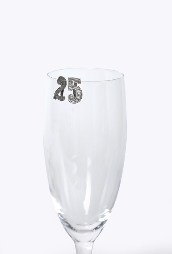 Vintage Objects & Decor Art Deco Silver 1-12 Drink Markers - 5