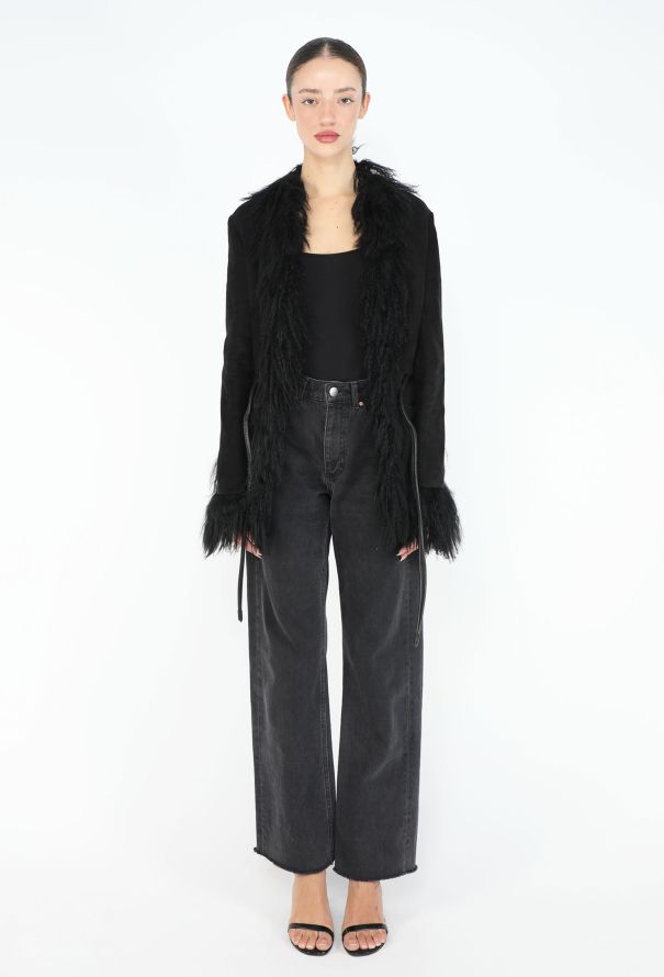 Gucci COLLECTOR F/W 1999 Mongolian Shearling Coat - 7