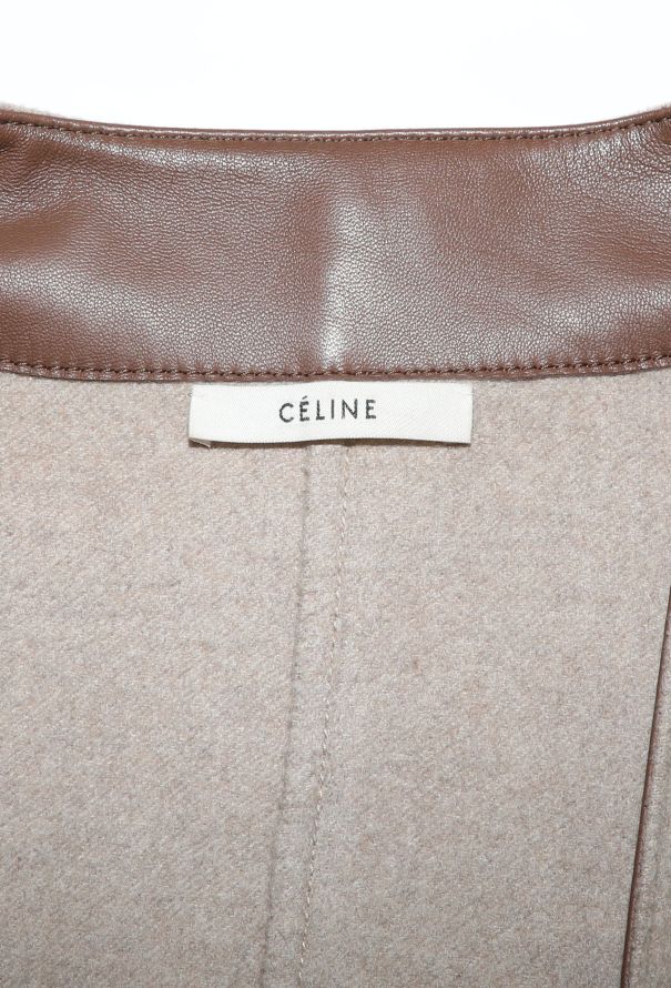 Céline Cashmere Belted Wrap Coat - 7