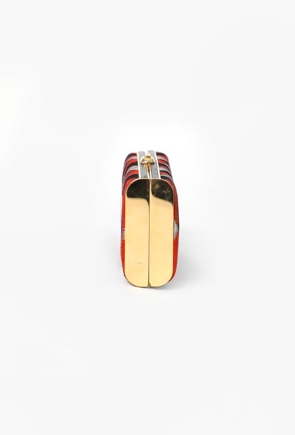 Miu Miu 2008 Harlequin Minaudière Clutch - 4
