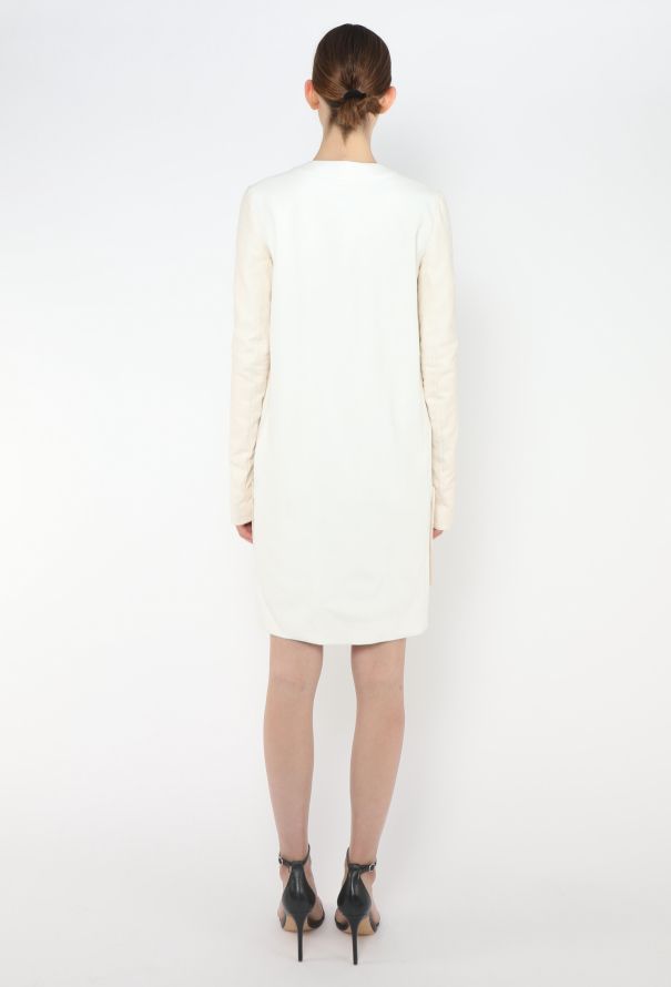 Céline 2010 Leather Trim Dress - 5