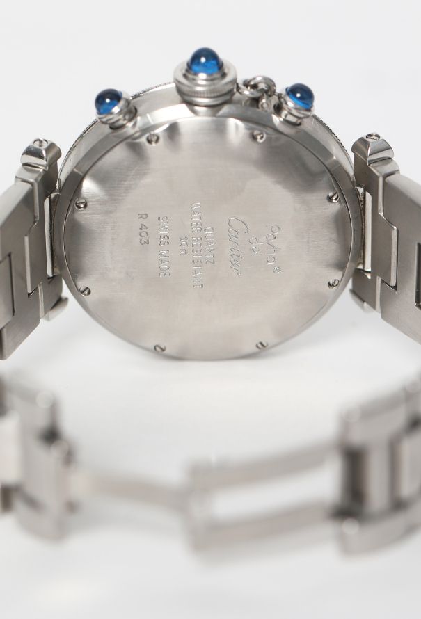Cartier Vintage Pasha Chronograph Steel Watch - 6