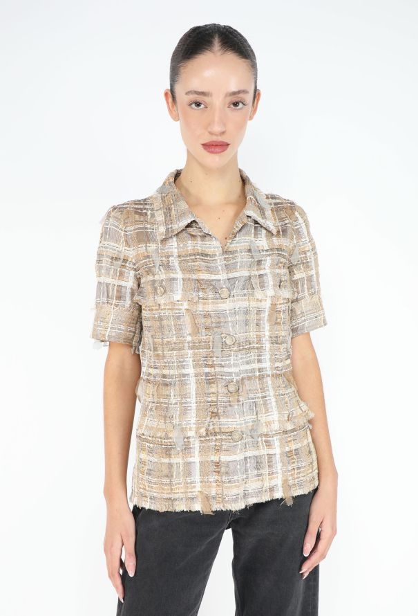 Chanel Spring 2006 Lamé Lesage Top - 4