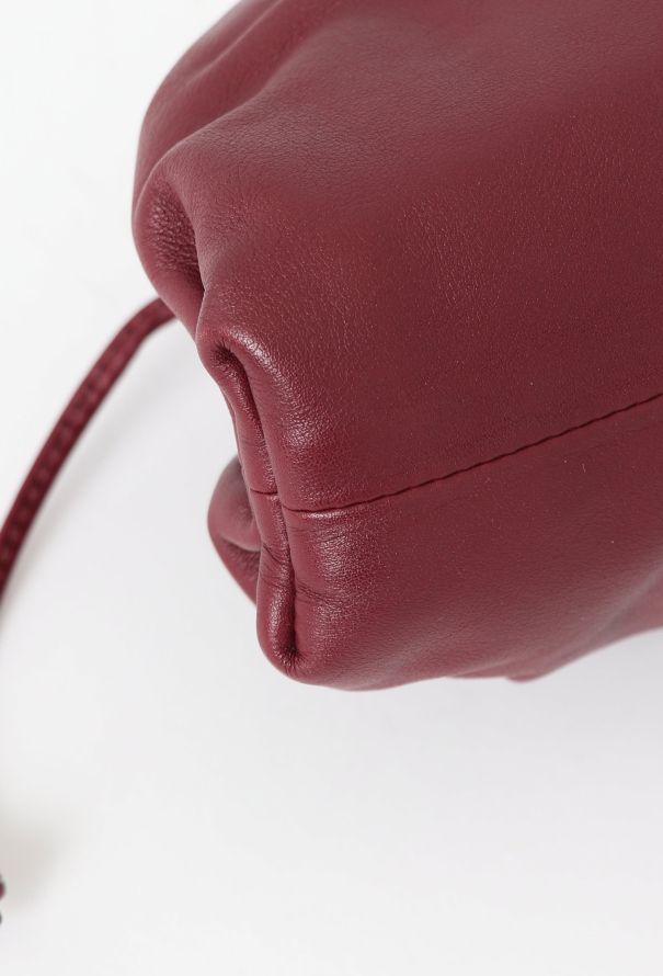 Bottega Veneta Burgundy Mini The Pouch Bag - 10 Bottega Veneta Burgundy Mini The Pouch Bag - 10