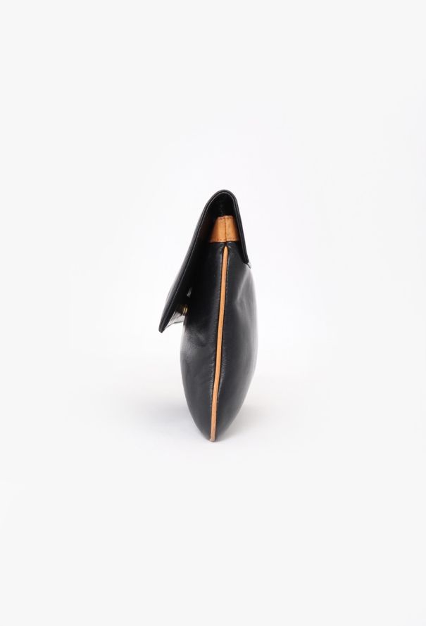 Céline '70s Black Calèche Clutch - 5 Céline '70s Black Calèche Clutch - 5