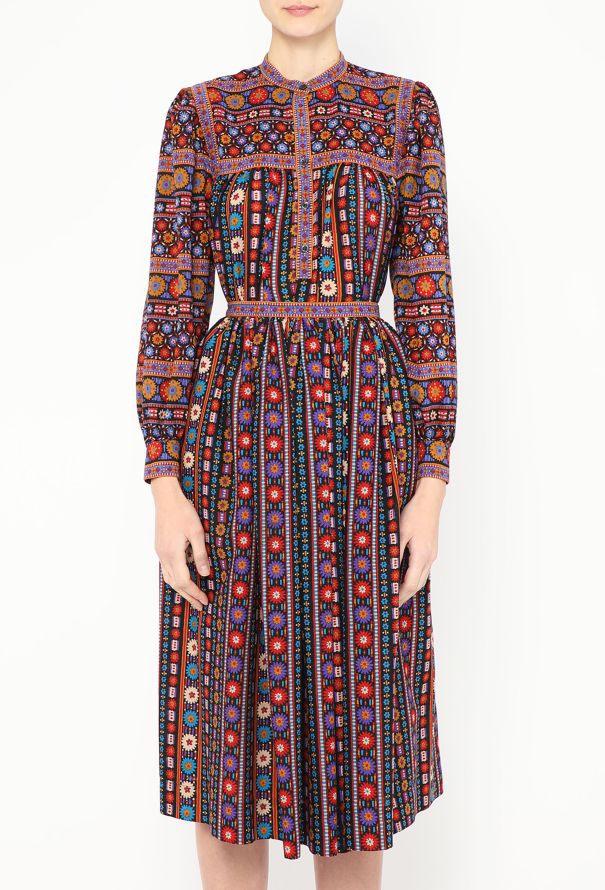 Saint Laurent Late '70s Floral Russian Ensemble - 4 Saint Laurent Late '70s Floral Russian Ensemble - 4