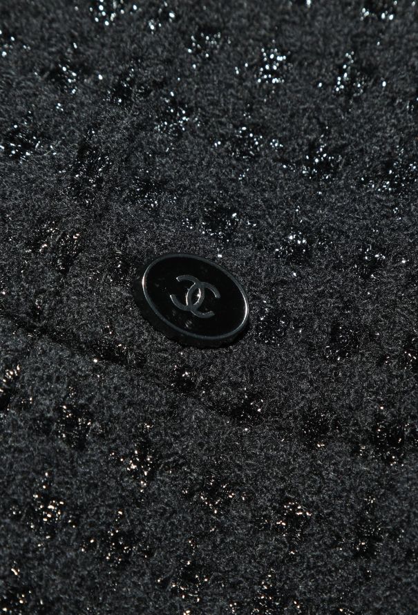 Chanel F/W 2014 Tweed Leather Trim Jacket - 9