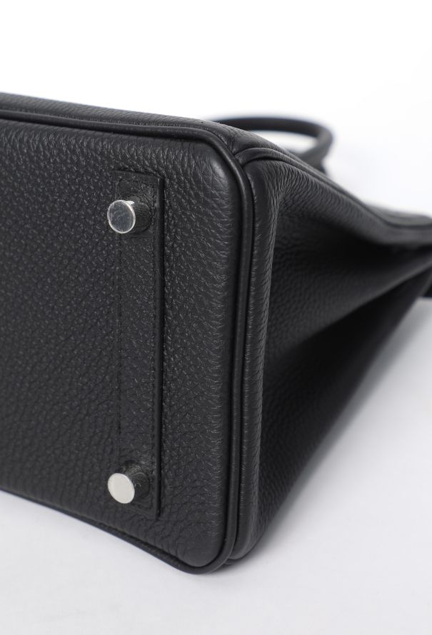 Hermès Highly Coveted Black Togo Birkin 25 - 13