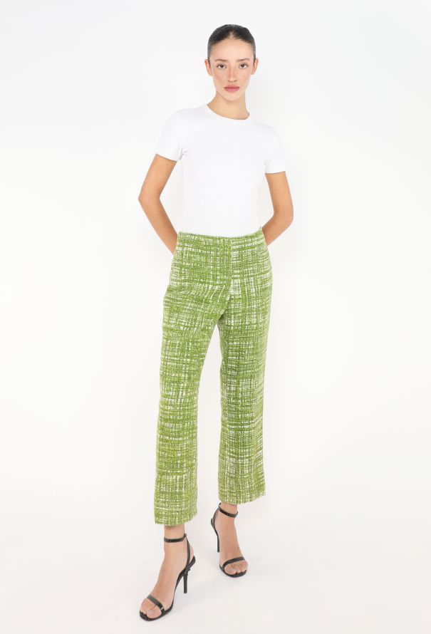 Prada Iconic S/S 1996 Tweed Pants - 1