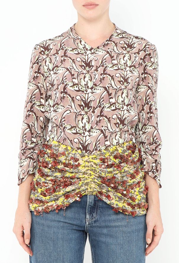 Dior Resort 2017 Ruched Sequin Top - 1