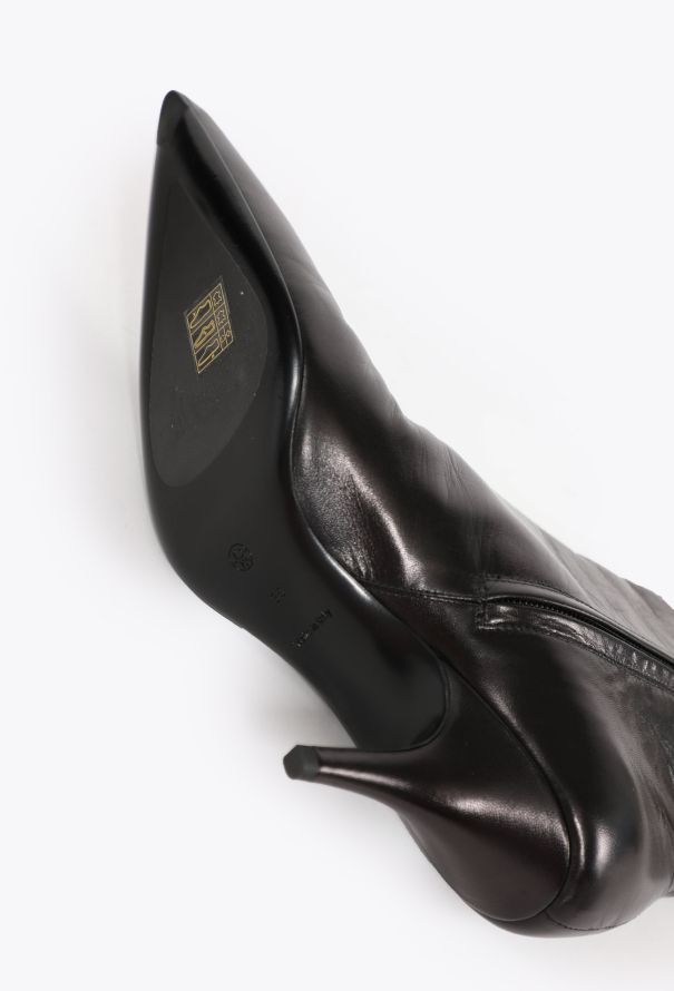 The Row F/W 2023 Leather Sling Booties - 6 The Row F/W 2023 Leather Sling Booties - 6