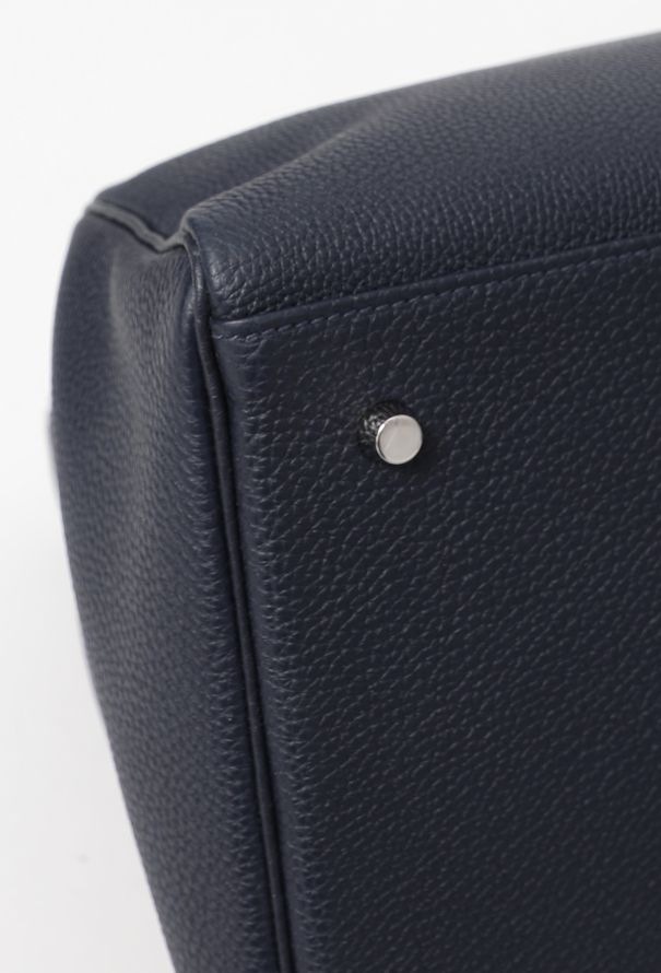 Hermès Bleu Nuit Togo Kelly Retourné 50 - 14