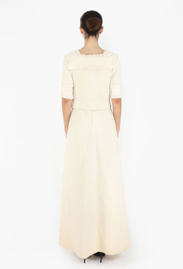 Louis Feraud '70s Couture Pleated Maxi Ensemble - 5