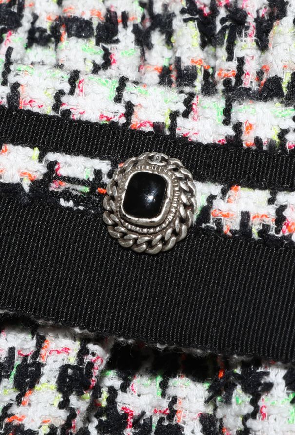 Chanel S/S 2010 Floral Trim Tweed Dress - 6 Chanel S/S 2010 Floral Trim Tweed Dress - 6