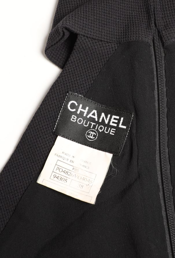 Chanel RARE S/S 1995 Piqué Halter Dress - 6