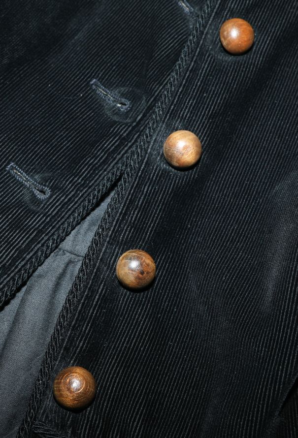 Saint Laurent COLLECTOR 1976 Russian Corduroy Passementerie Jacket - 8