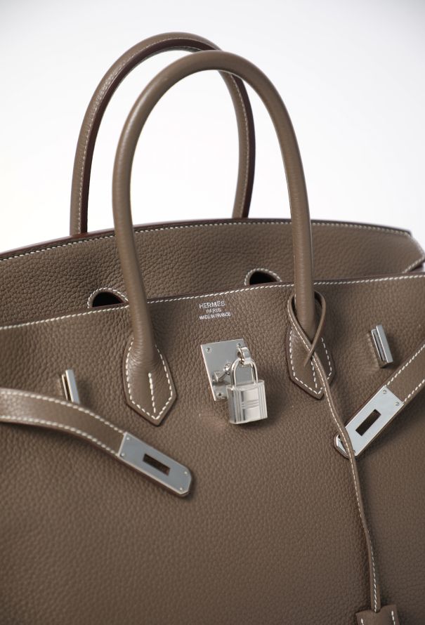 Hermès Étoupe Togo Birkin 35 - 12