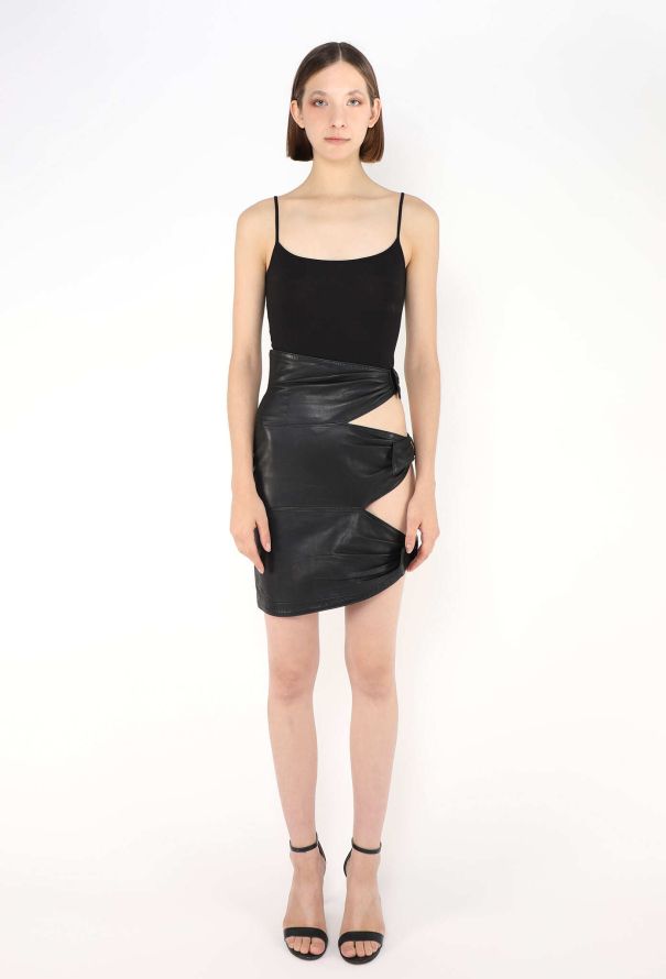 Alaïa COLLECTOR F/W 1983 Leather Skirt - 3 Alaïa COLLECTOR F/W 1983 Leather Skirt - 3