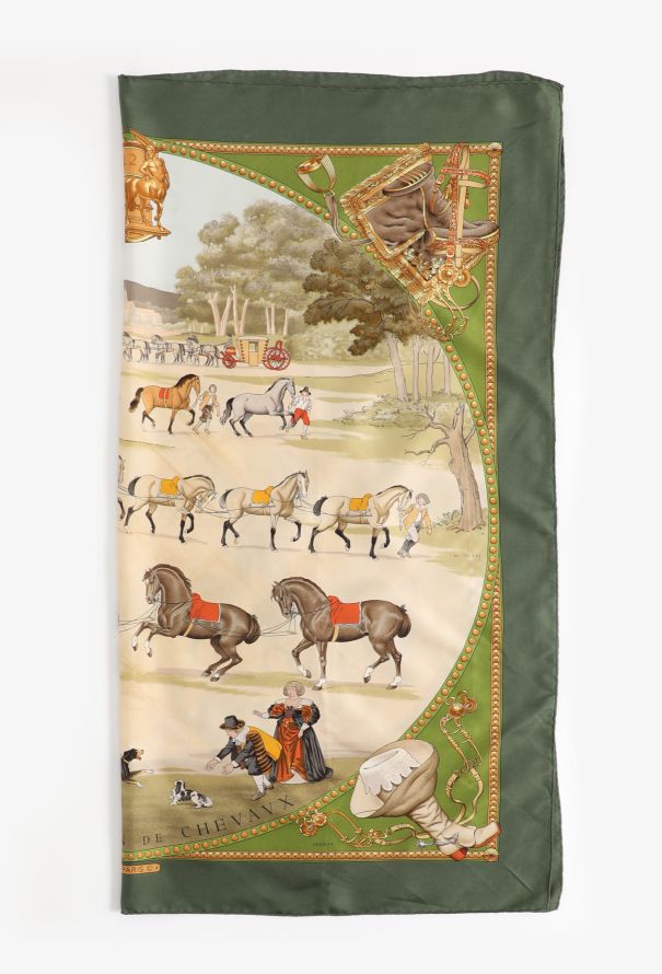 Présentation des Chevaux' 90cm Silk Carré | Authentic
