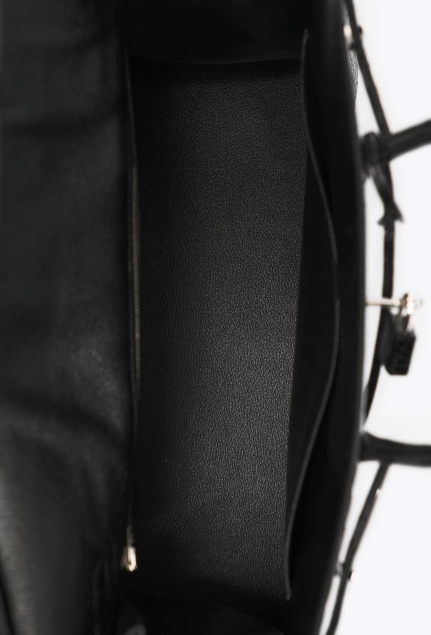 Hermès Shiny Black Porosus Birkin 40 - 15