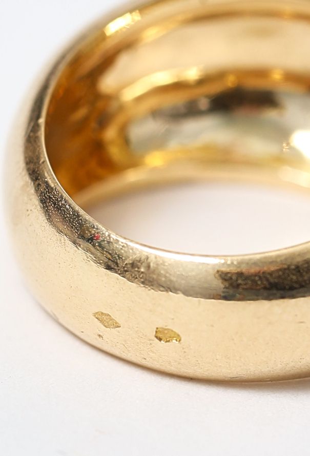 Vintage Fine Jewelry 1980s 18k Yellow Gold Ring - 5 Vintage Fine Jewelry 1980s 18k Yellow Gold Ring - 5