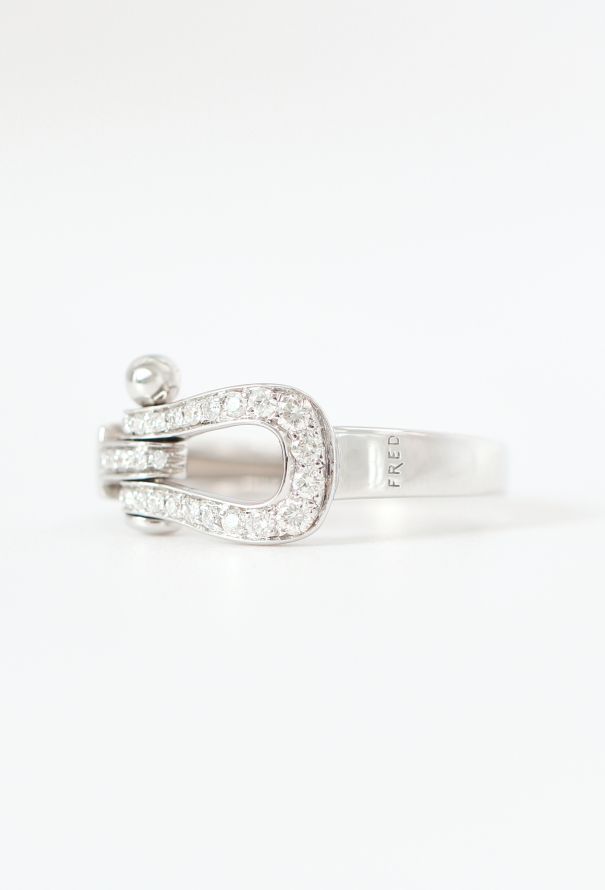 Fred 18k White Gold & Diamond Force 10 Ring - 2 Fred 18k White Gold & Diamond Force 10 Ring - 2
