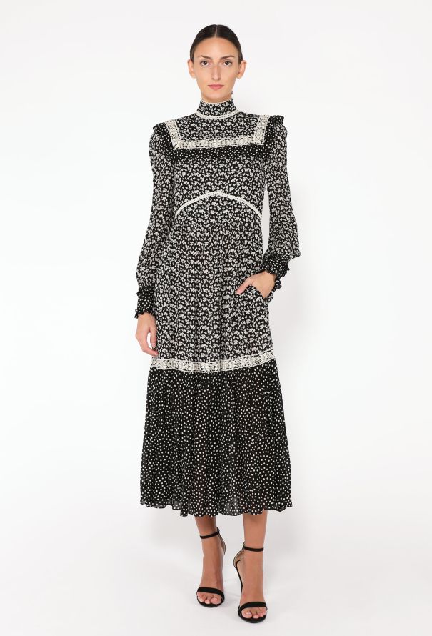 Céline 2020 Printed Prairie Dress - 1