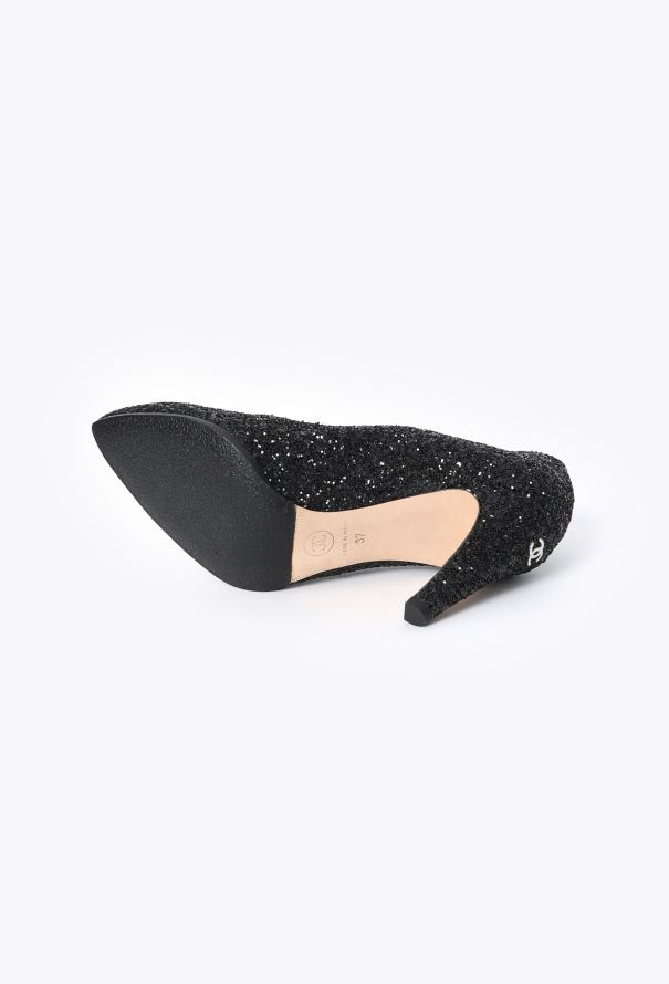 Chanel 2023 Iridescent Glitter Pumps - 5 Chanel 2023 Iridescent Glitter Pumps - 5