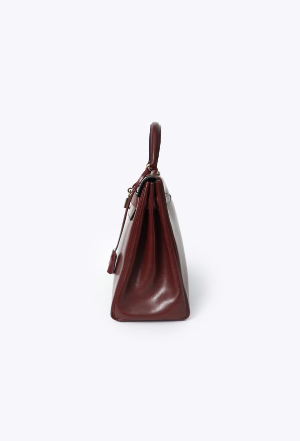 Hermès Vintage 1959 Rouge H Box Kelly Retourné 32 - 4