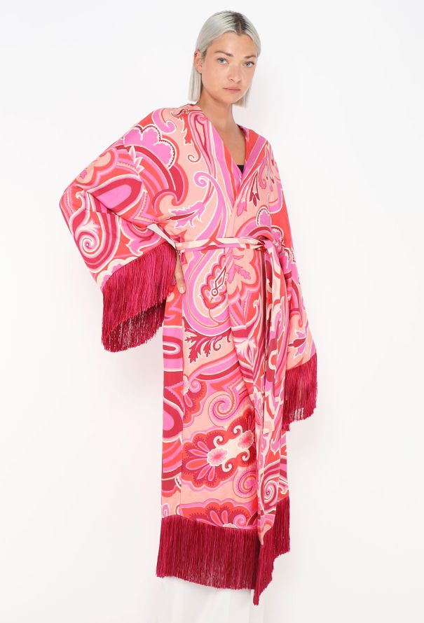 Etro Resort 2023 Belted Silk Kaftan - 1