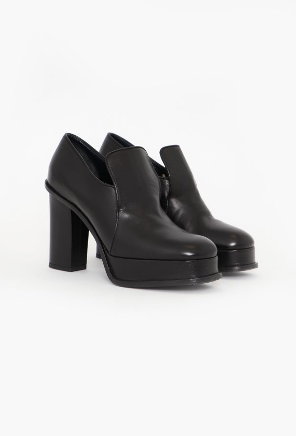 Céline Perforated Loafer Heels - 2