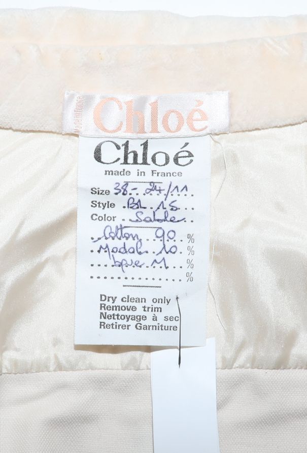 Chloé Velvet Claudine Jacket, F/W 1996 - 8