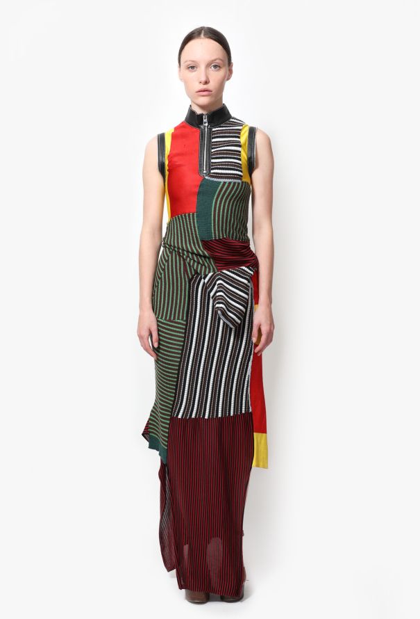 Loewe 2018 Asymmetrical Patchwork Dress - 1